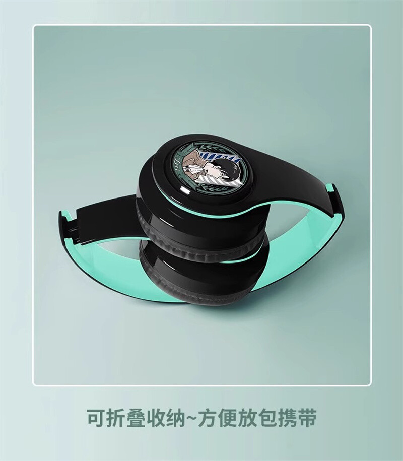 Anime Attack on Titan Levi Ackerman Wireless Bluetooth Earphone Headset Gifts