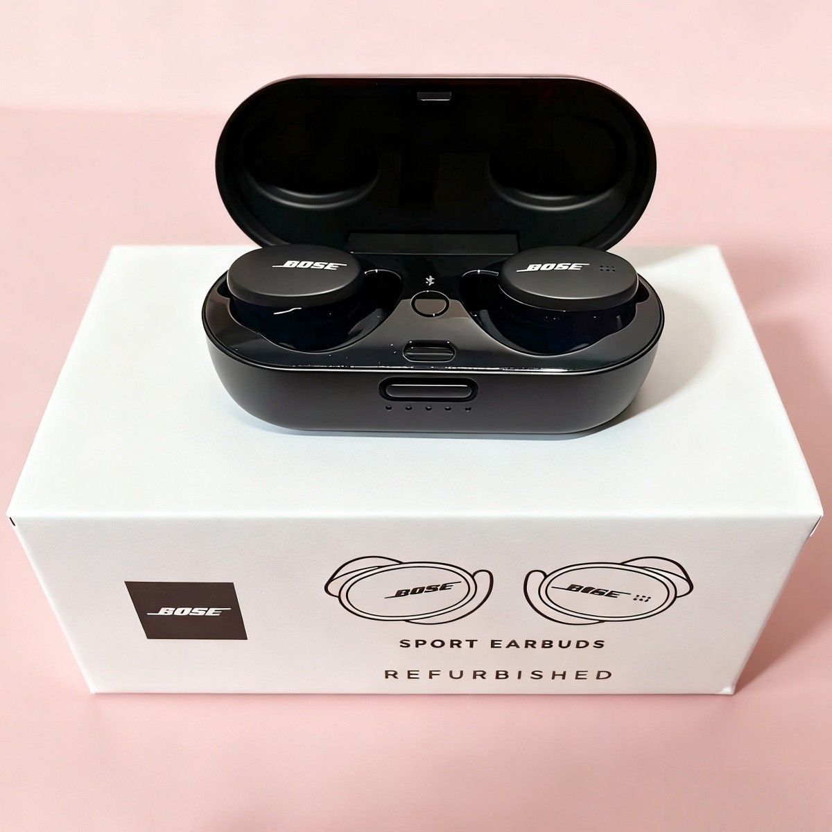 Bose Sport Earbuds Wireless Earphones Bluetooth Headphones In-Ear Earbuds Black