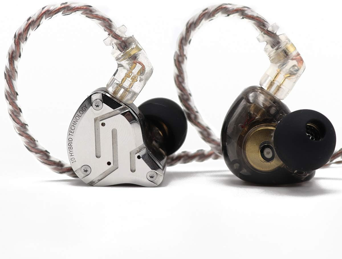 KZ ZS10 Pro, 4BA+1DD 5 Driver in Ear Monitor, Hifi Wired Earbuds, Gaming Earbuds