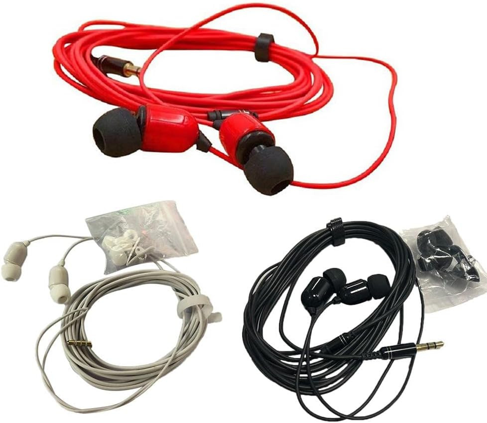 3 Pack 10FT Earbuds 3.5Mm Stereo 3 Pole Headset Earphones 3 Meter Long Extension