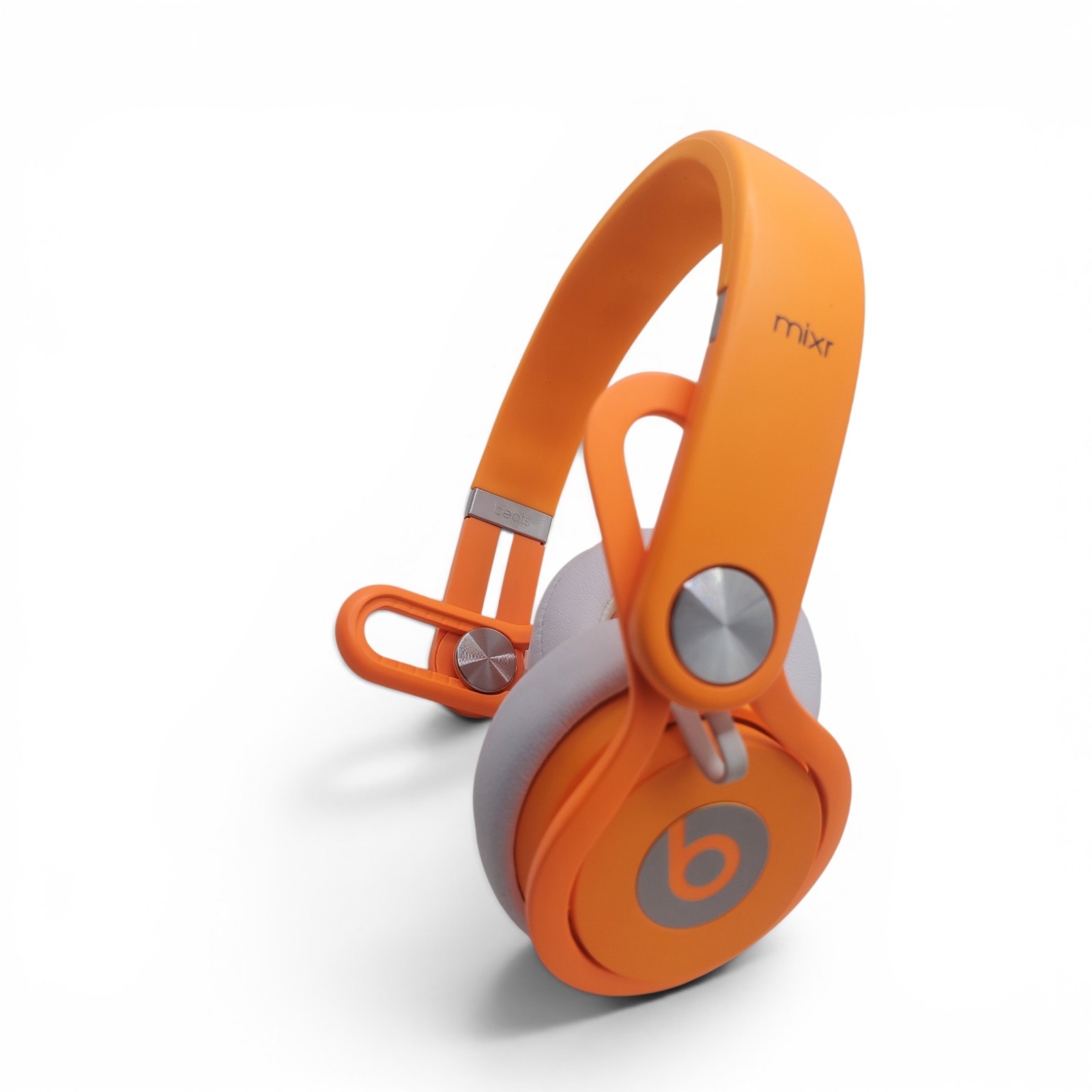 Beats by Dre Mixr DJ Headphones Neon Orange On-Ear with Case Cable David Guetta