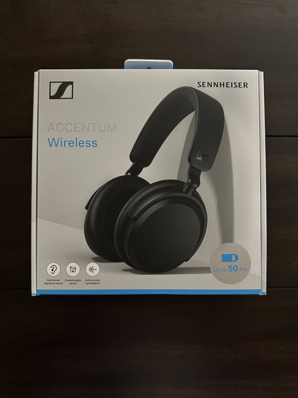 Sennheiser Accentum Wireless Headphones Black NEW SEALED