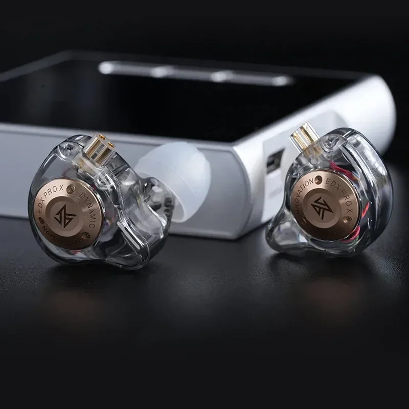 EDX Pro X HiFi Dynamic Bass Earphones Noise Cancelling 2-Pin Cable