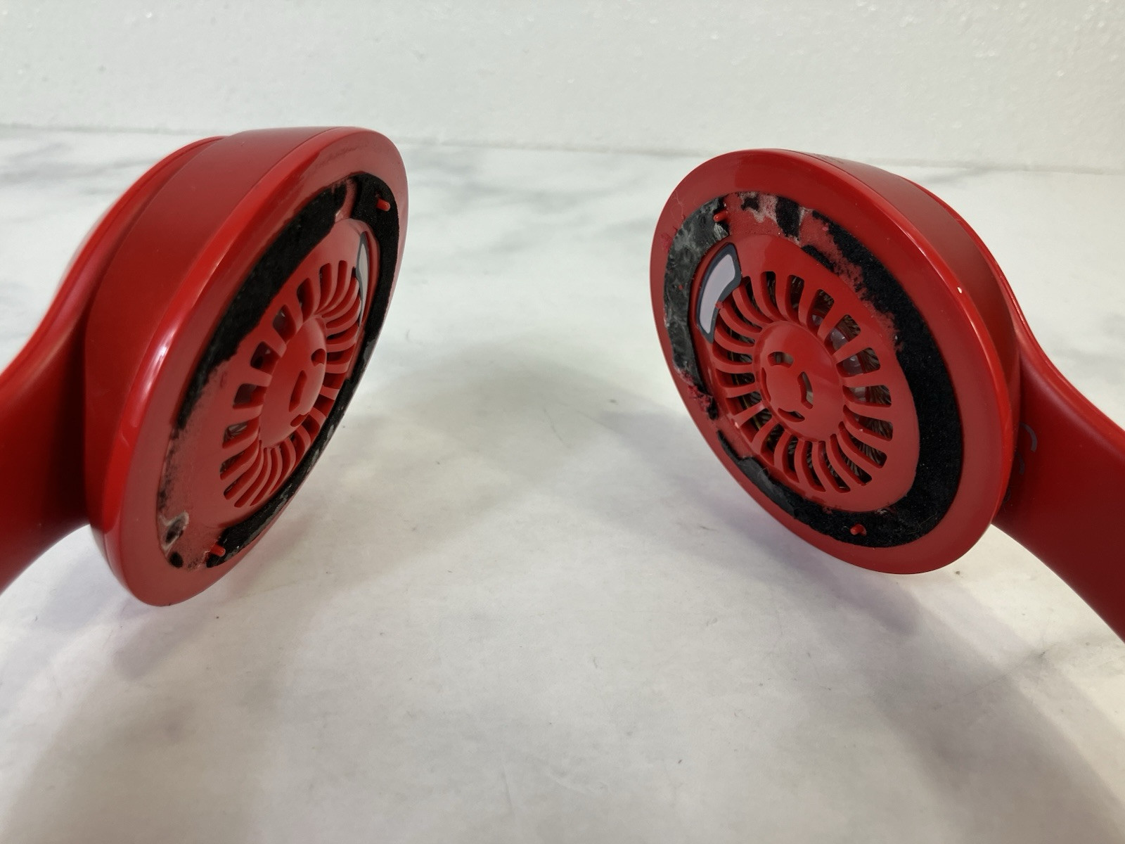 Beats by Dr. Dre Solo 2 Wired On-Ear Headphone B0518 Red Tested Working NO PADS