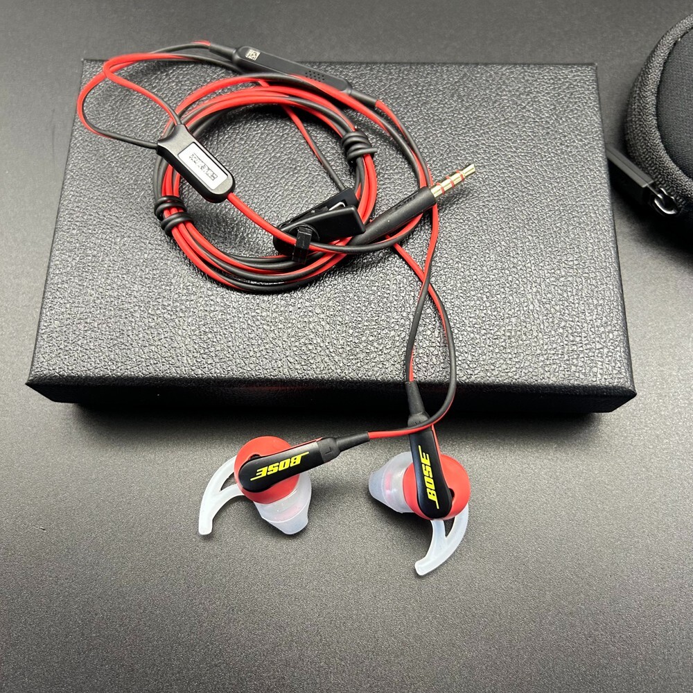 Bose SoundSport Wired 3.5mm Jack Earbuds In-ear Headphones Earbuds-Red-Gift