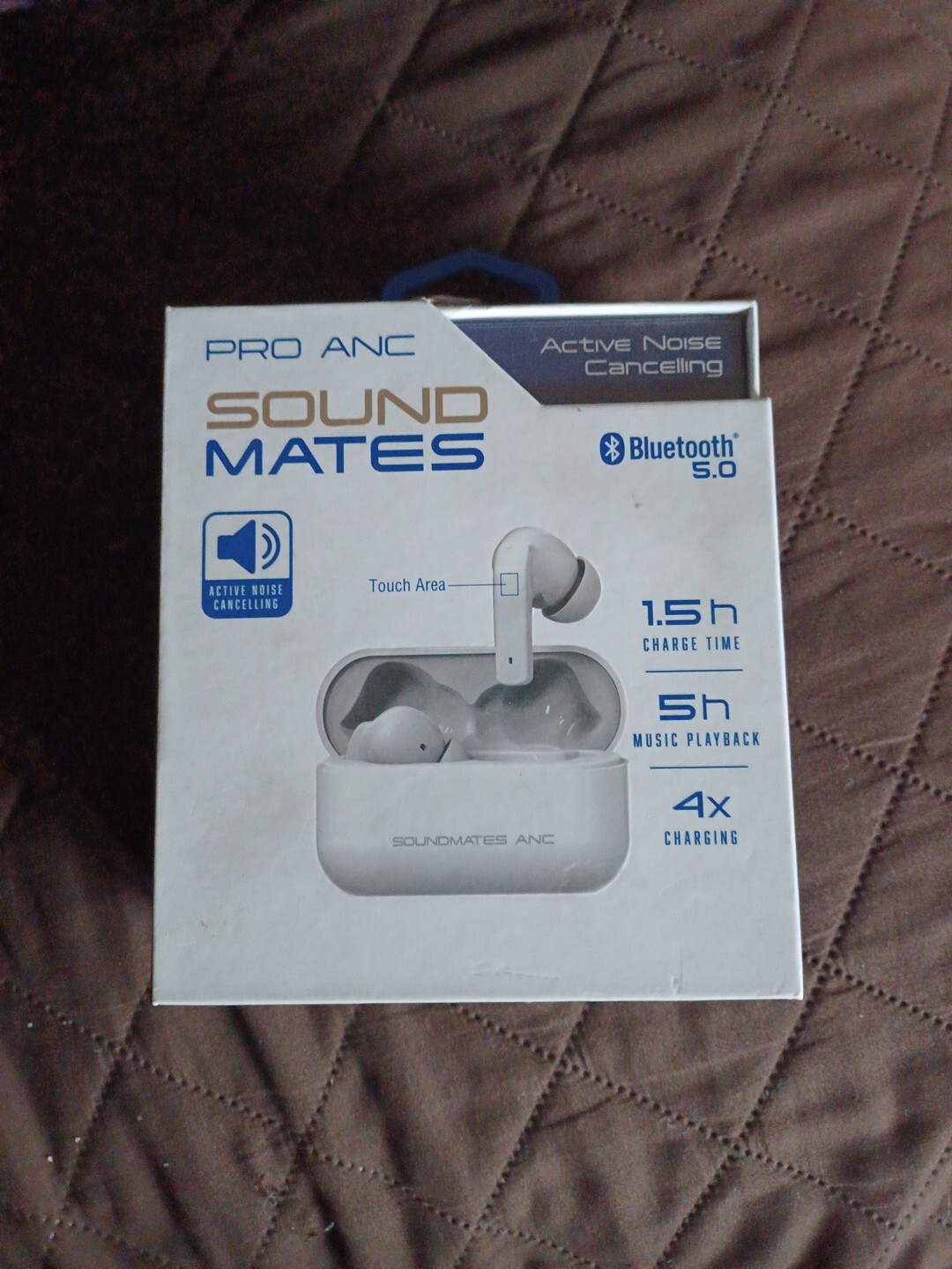 Noise Cancelling Wireless Earbuds SoundMates Pro ANC Bluetooth 5.0 New