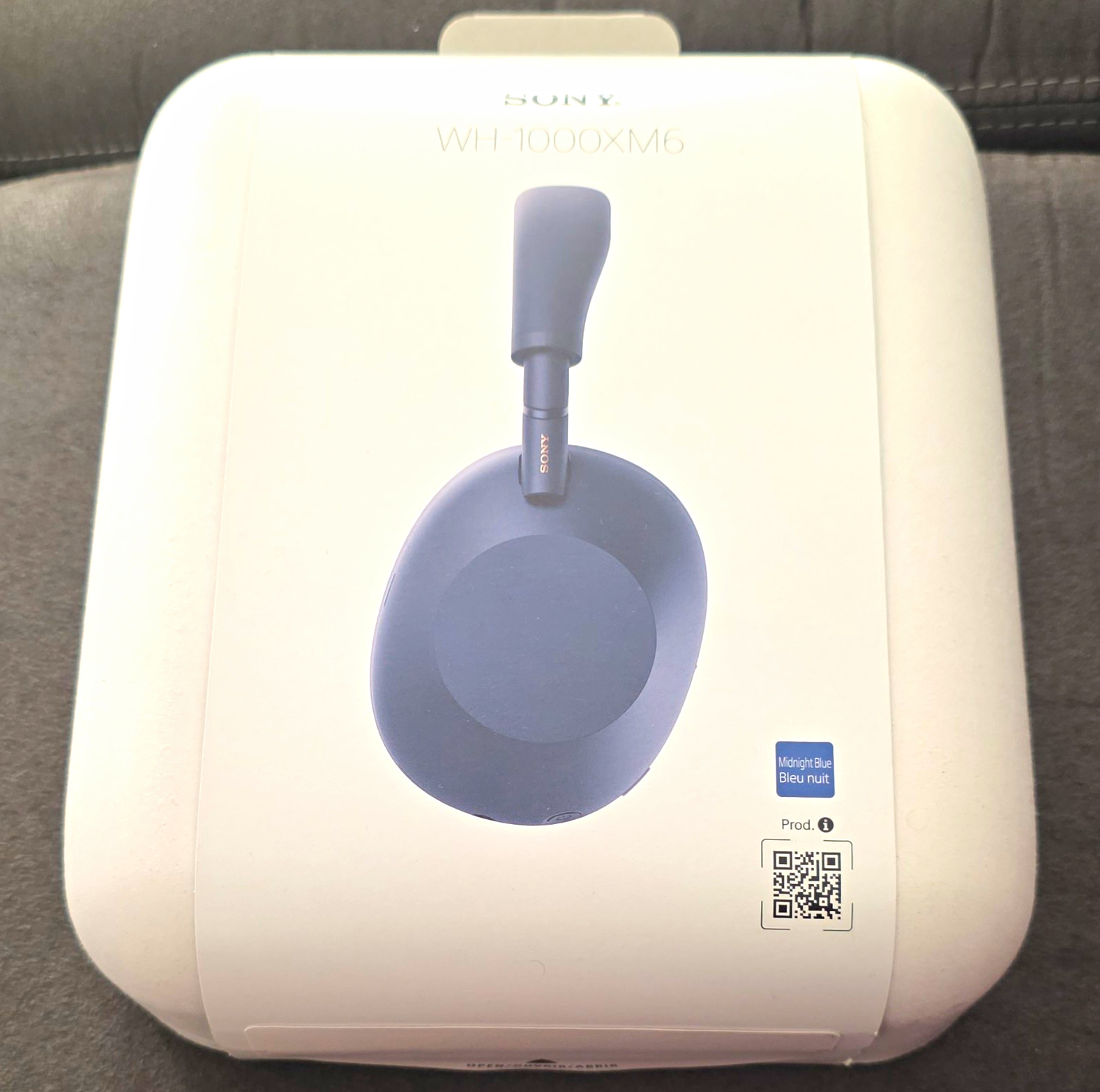 Sony WH-1000XM6 Wireless Noise Canceling Over-Ear Headphones Blue BT USB-C