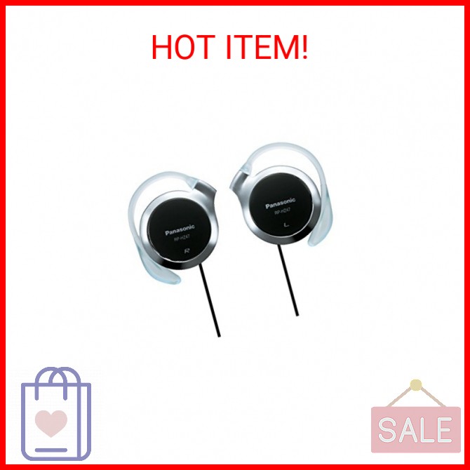 Panasonic clip headphone black RP-HZ47-K