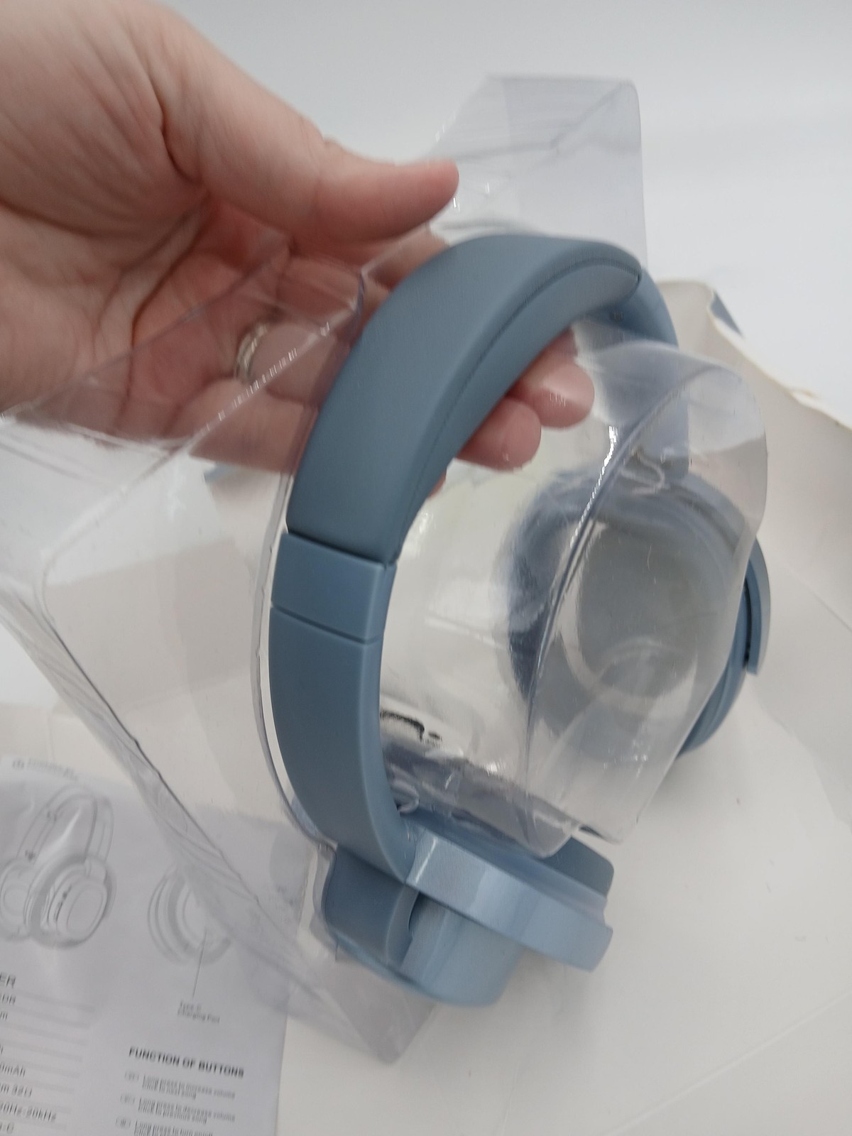 Let It Ride Tech Air Loop Headphones Blue Wireless Bluetooth Open Ear Stereo