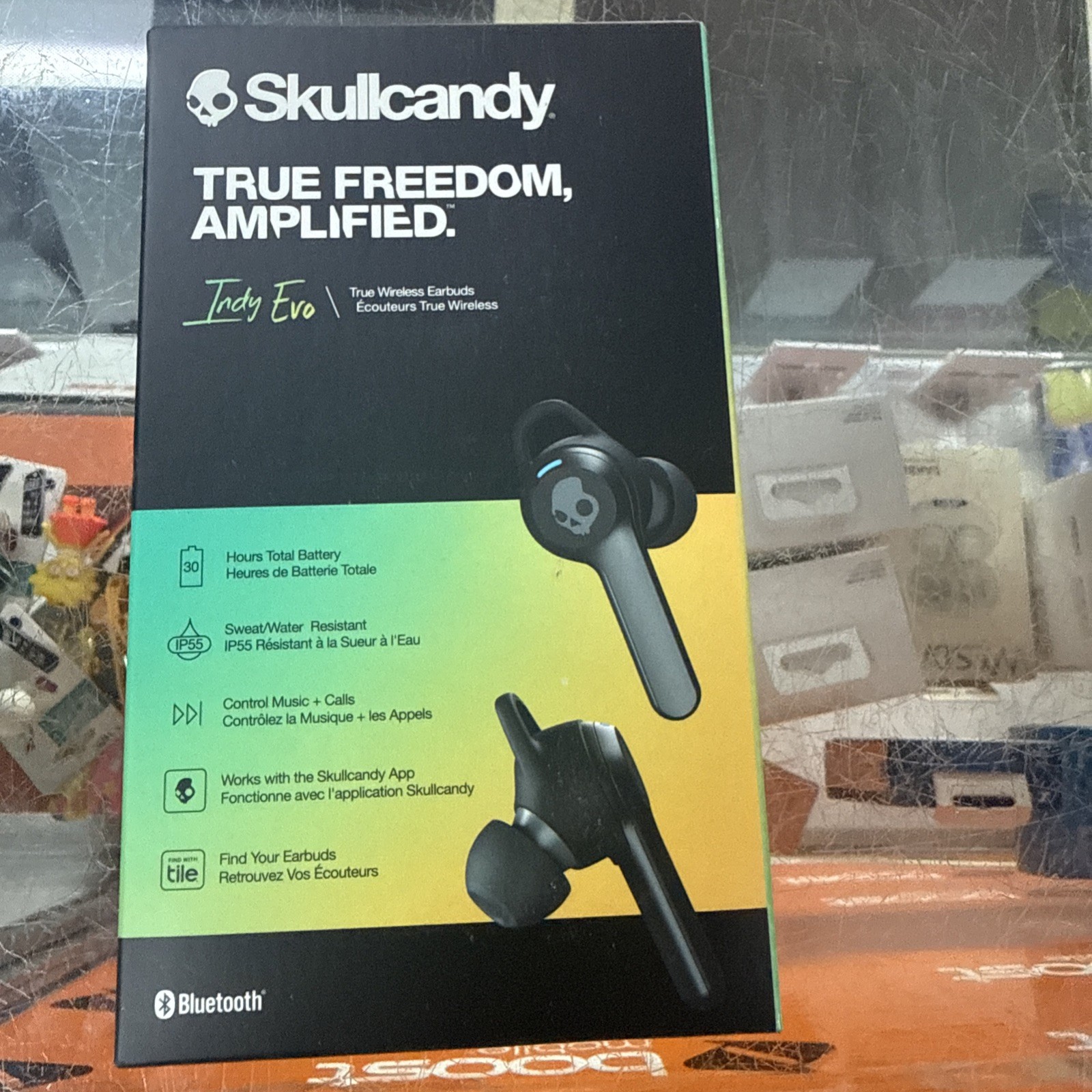 Skull candy true freedom, amplified, Indy XT Evo True wireless earbuds