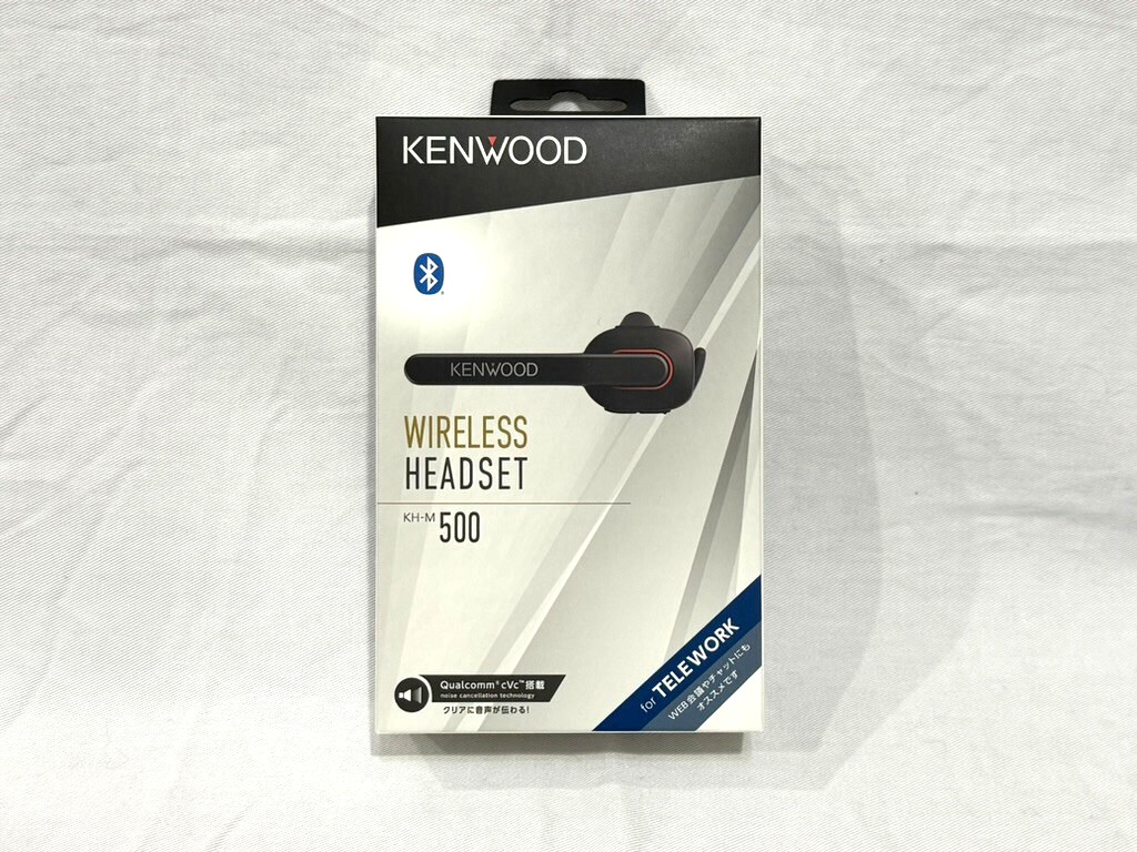 JVC KENWOOD KH-M500-B Single Ear Head Set Wireless Bluetooth Black