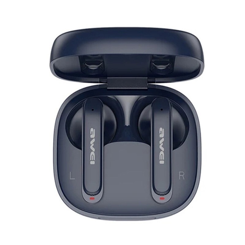 Auricular Bluetooth Eafbuds awei T66 ENC Reducción de ruido TWS (azul oscuro)