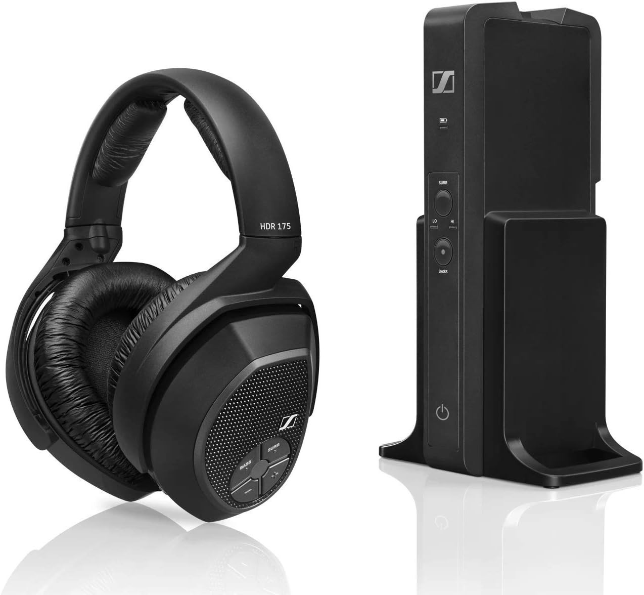 Sennheiser RS 175 Black Over-the-Ear Wireless Digital TV Headphones