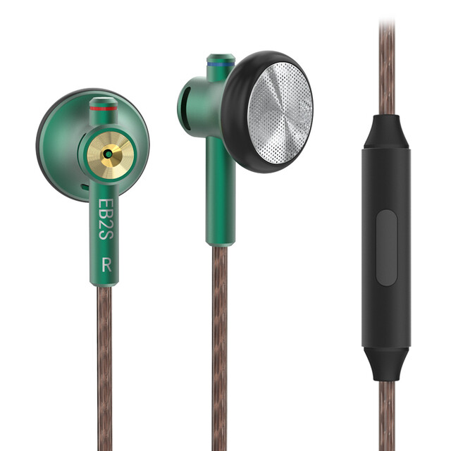 NiceHCK EB2S 3.5mm Metal CNC HIFI Earbud 15.4mm LCP Dynamic Music Vocal Ear