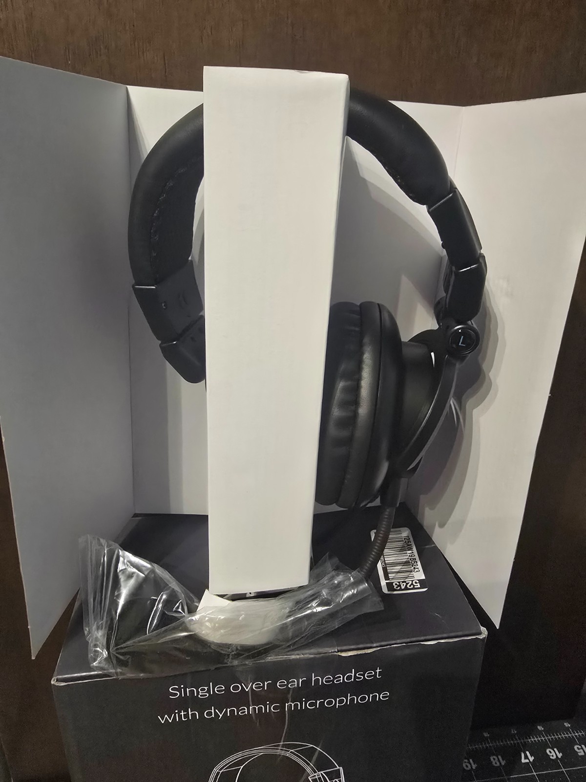 GREEN-GO HS200S HEADSET Single ear, 200ohm, 150ohm mic, 1-3m coiled cable, 4 pin