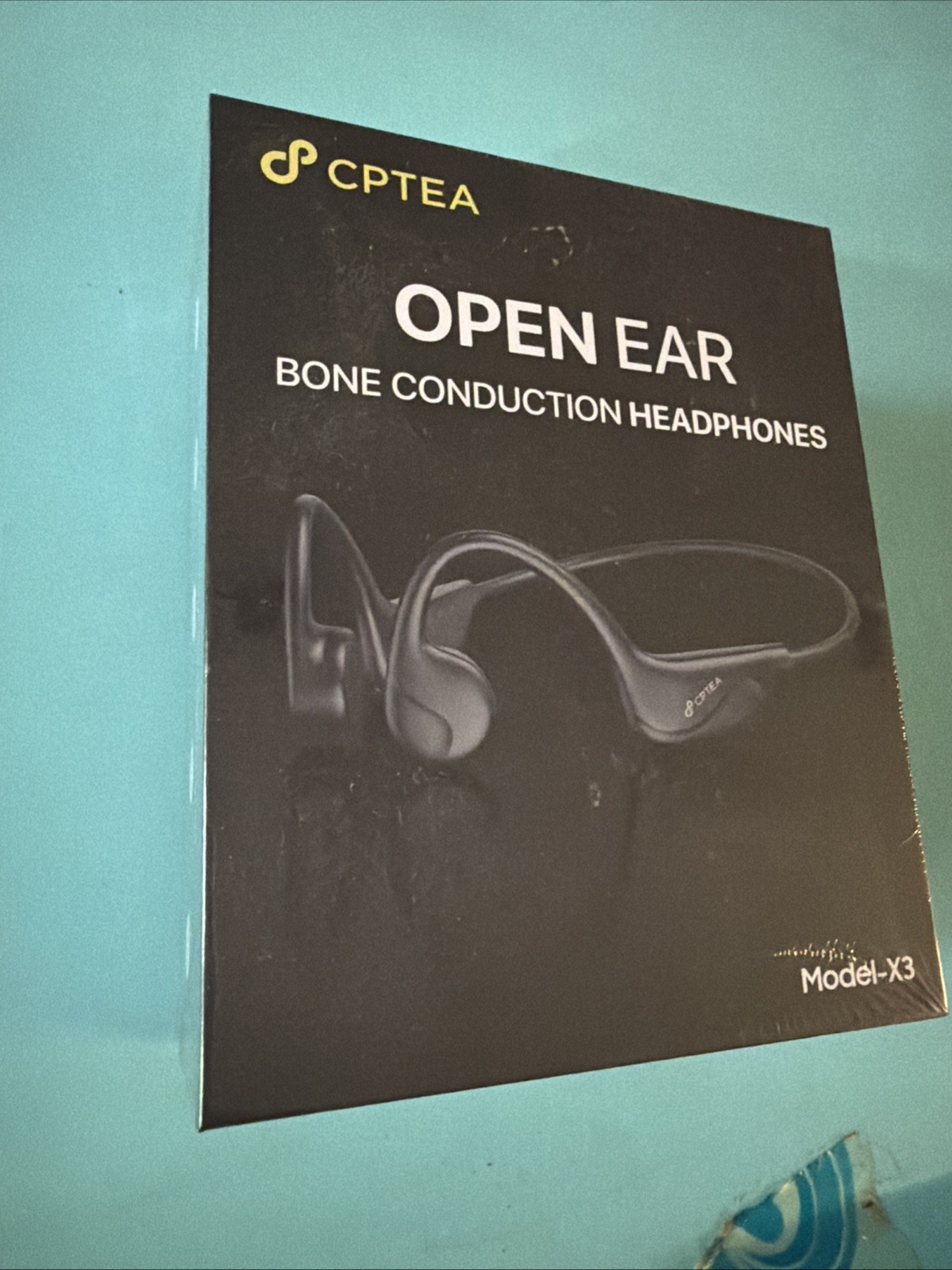 CPTEA X3 Open Ear Bone Conduction Headphones Black 20Hz-20KHz 8Ω Model X3