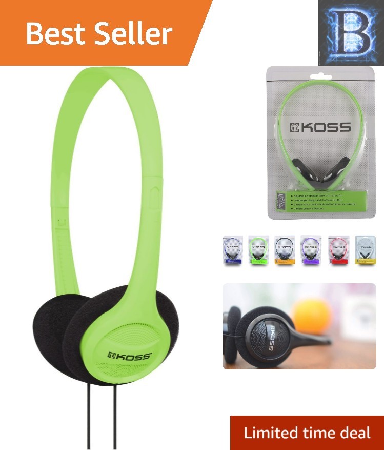 Retro Styled Portable Headphones with Adjustable Headband – Perfect for Music