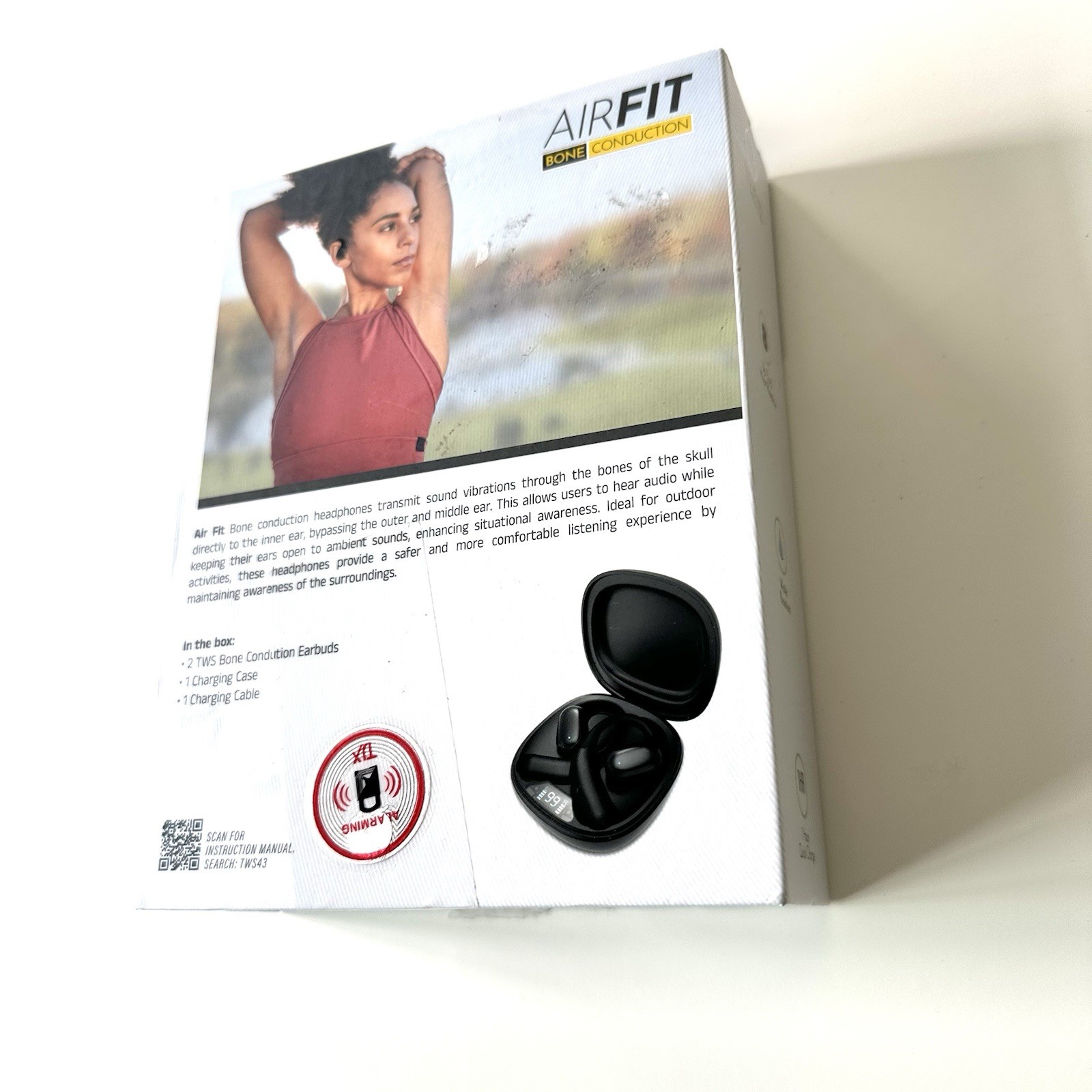 Sweat Proof BX17 Wireless Sports Earbuds w/ Case, Original Box Free Shipping!