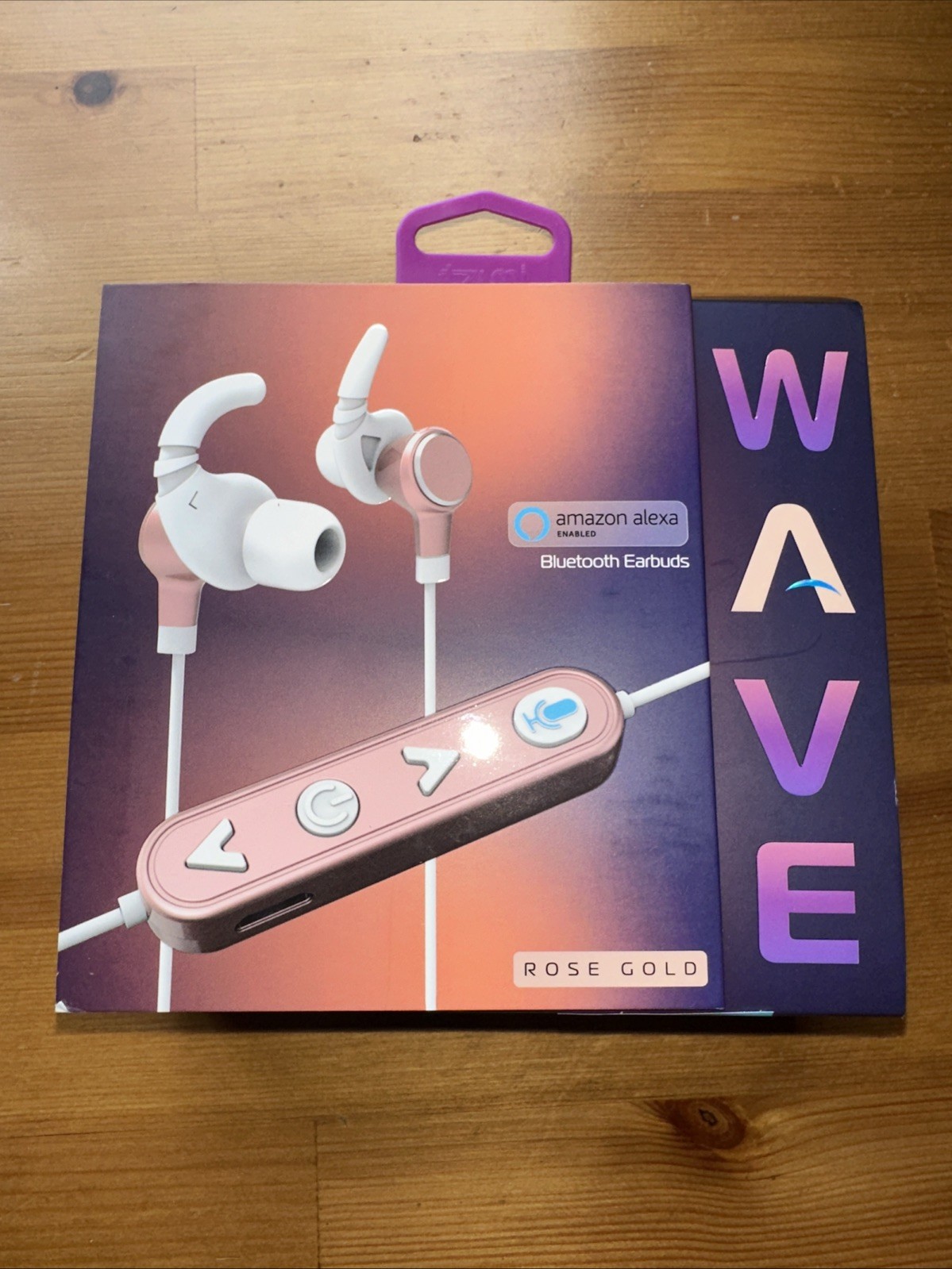 New Amazon Alexa Enabled Tzumi Wave Sport Bluetooth Earbuds w/ Microphone-white