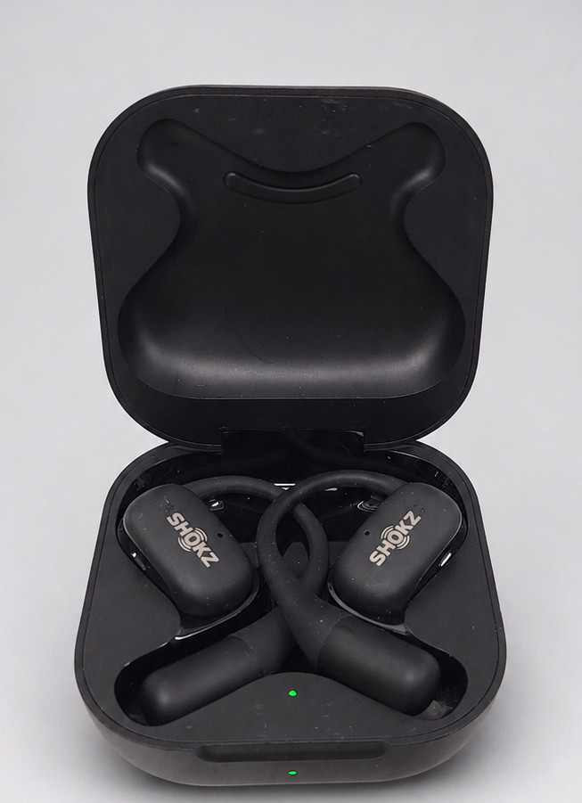 Shokz – OpenFit Open-Ear True Wireless Earbuds T910 – Black