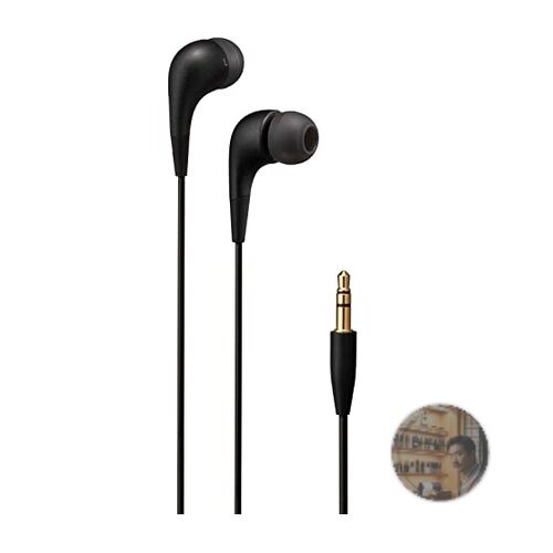 JVC Kenwood HA-FX6-B In-Ear Wired Earphones Black 9.2mm Driver Lightweight