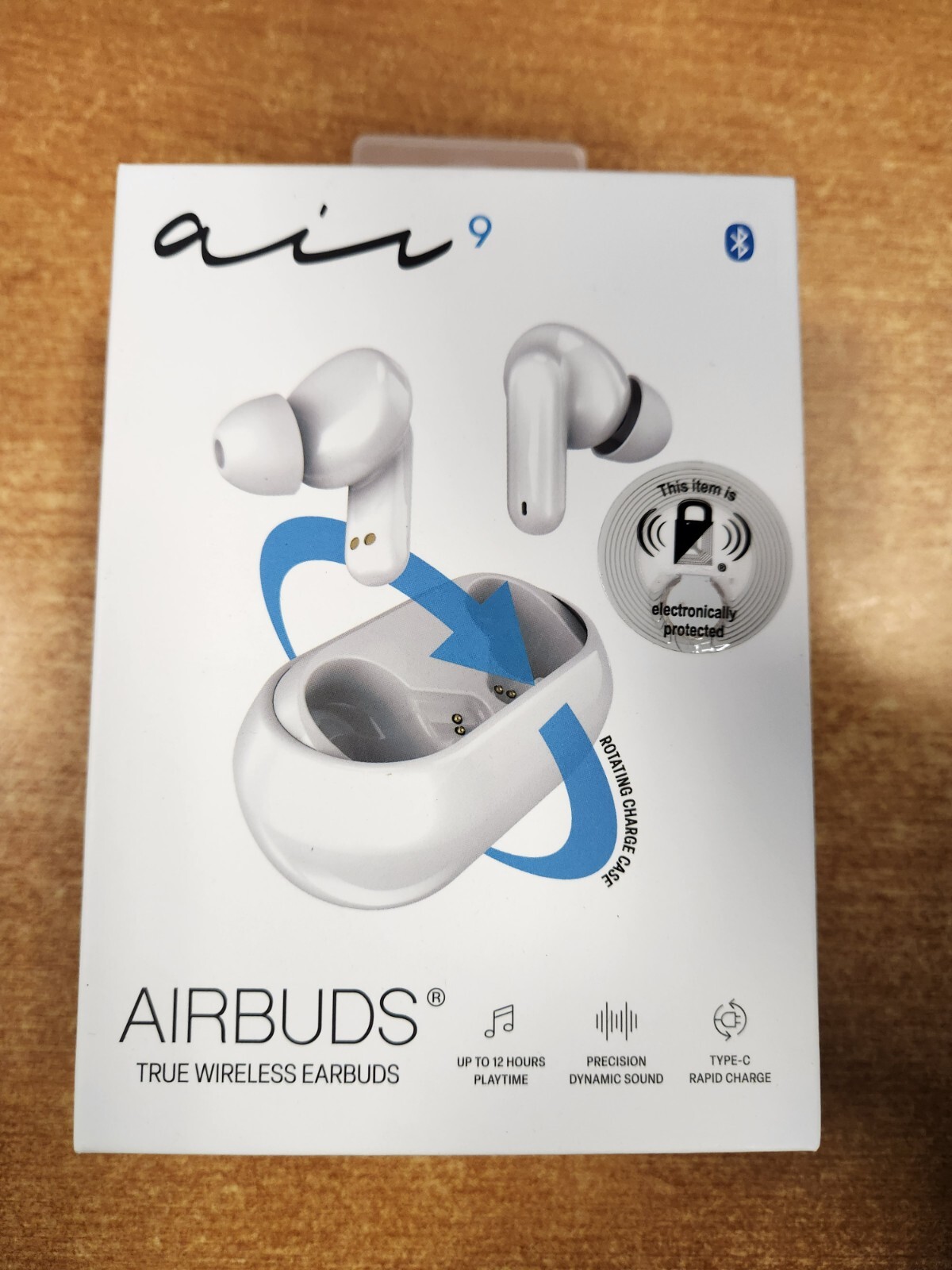 Airbuds Air9 True Bluetooth Wireless Earbuds, White – E10A