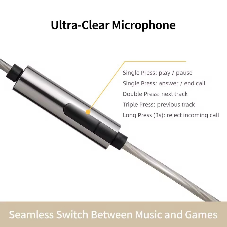 SIVGA SM100 10mm Dual-Chamber Dynamic Driver In-Ear Wired Earphones