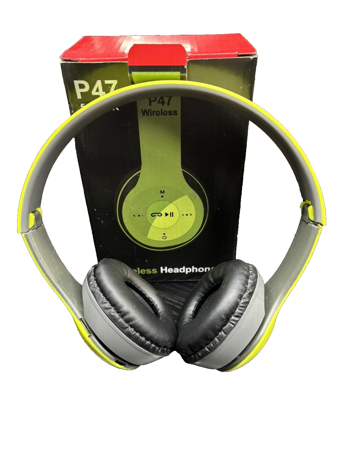 P47 Wireless Bluetooth Over the Ear Headphones US Seller