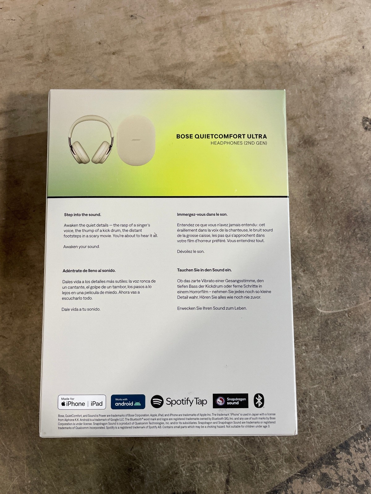 Bose QuietComfort Ultra Headphones (2nd Gen) – Driftwood Sand – 890101-0500