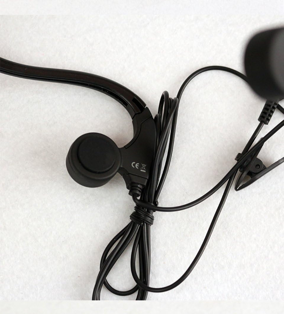Bone Conduction Wired Headphones with Noise Cancelling Mic 3.5Mm Connector Sweat