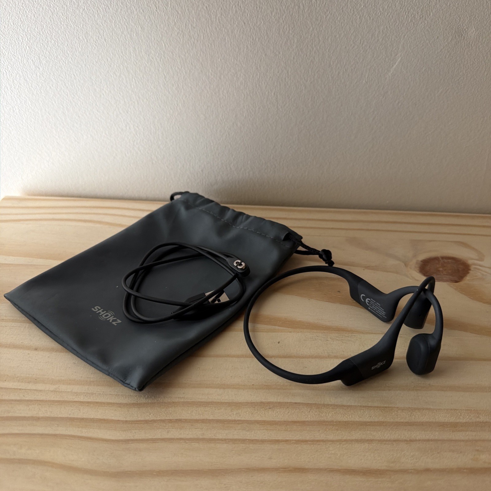 Shokz OpenRun Mini Wireless Bone Conduction Headphones – Black (S803BK)