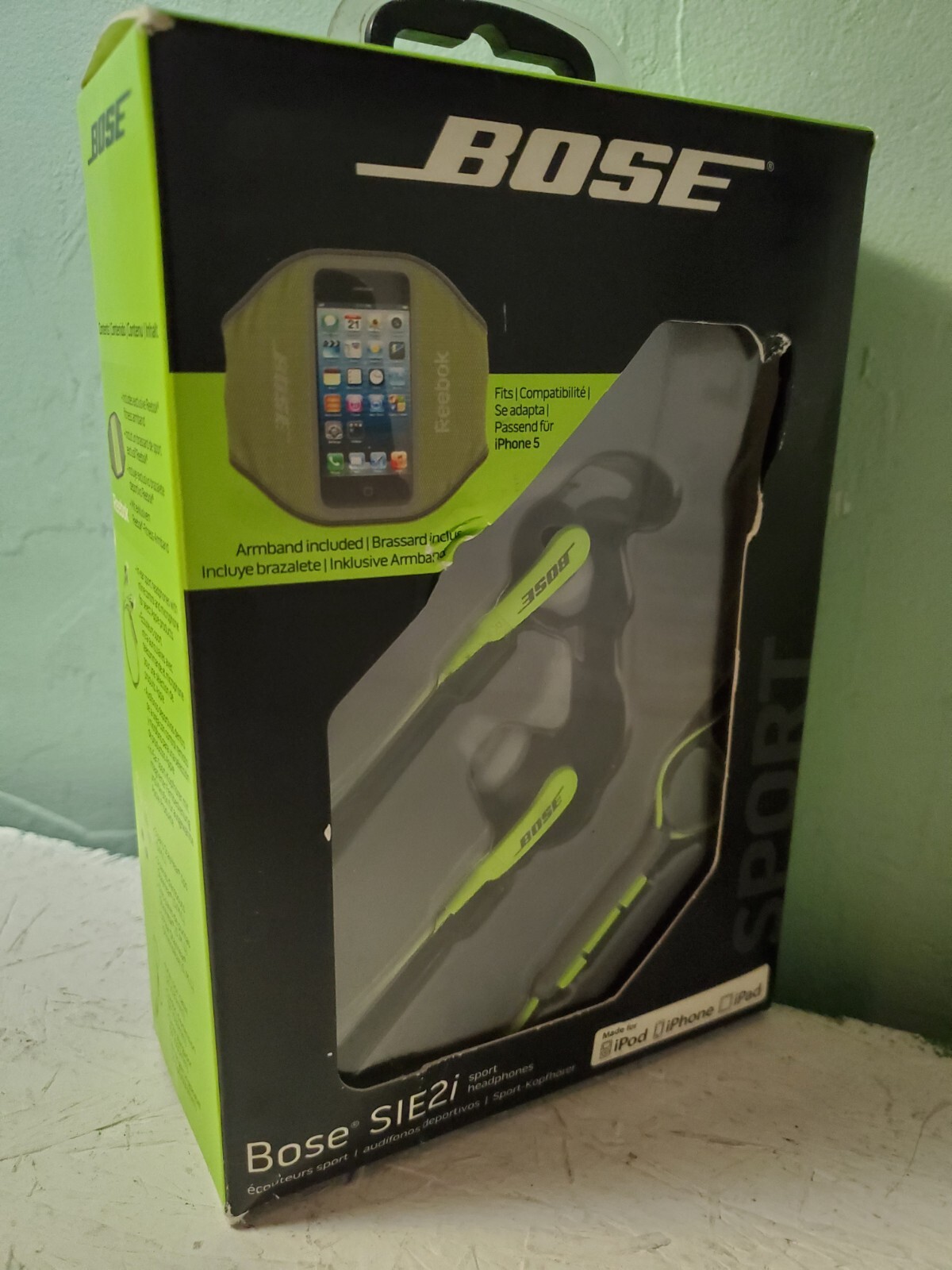 Bose SIE2i Sport Headphones Exclusive Reebok Armband Made 4 Apple iPod iPhone ++
