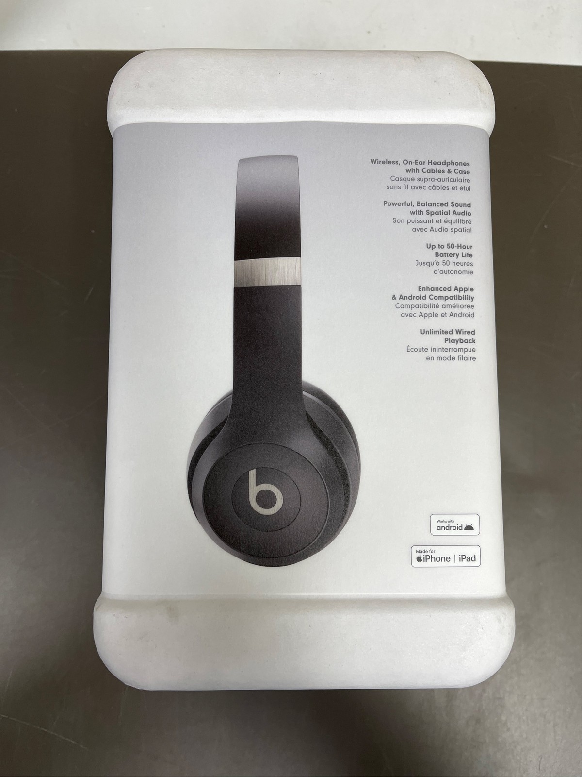 Beats Solo 4 True Wireless On-Ear Headphones – Black – ONE SIZE
