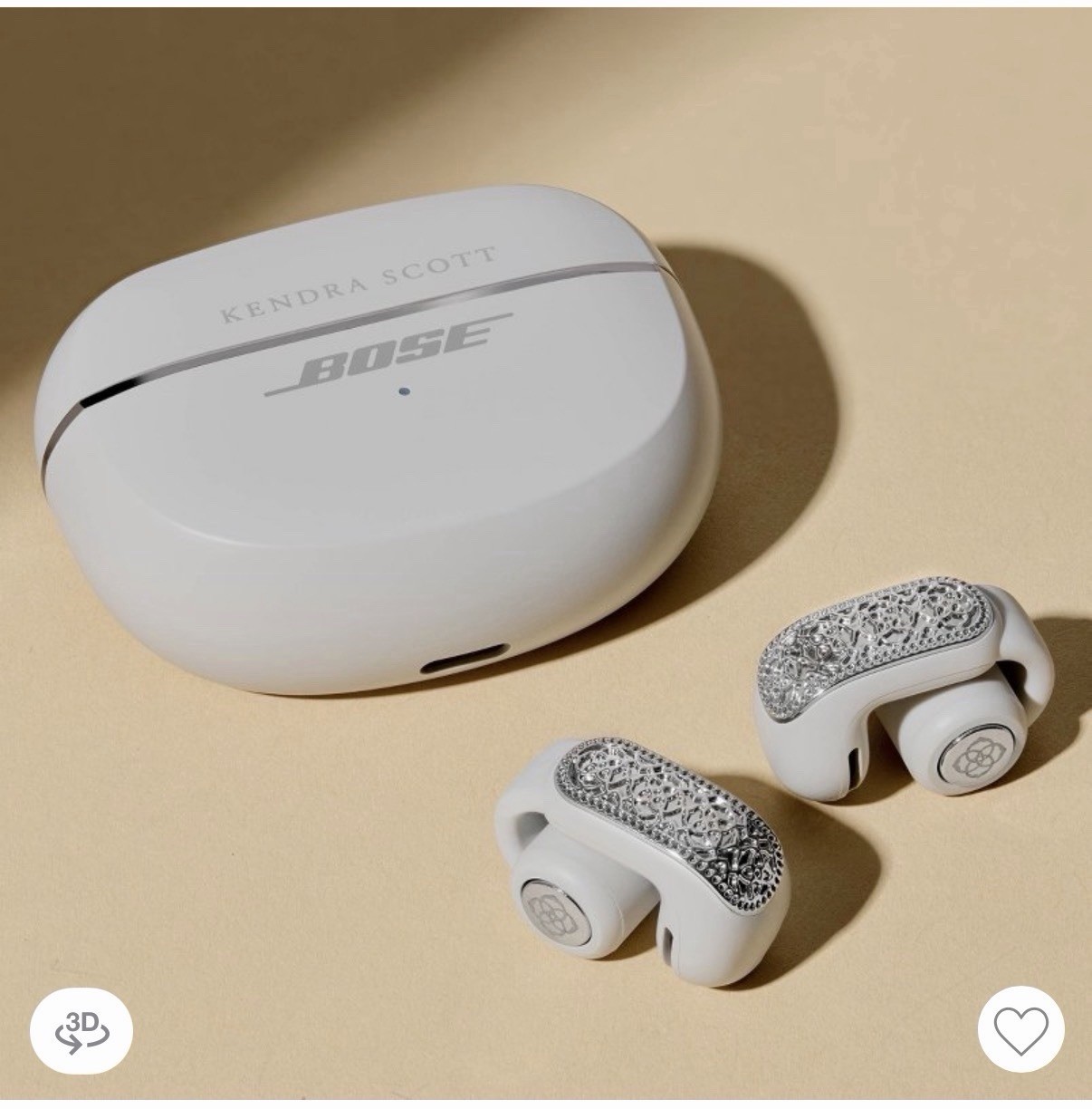NEW&SEALED Bose x Kendra Scott Ultra Open Earbuds SILVER
