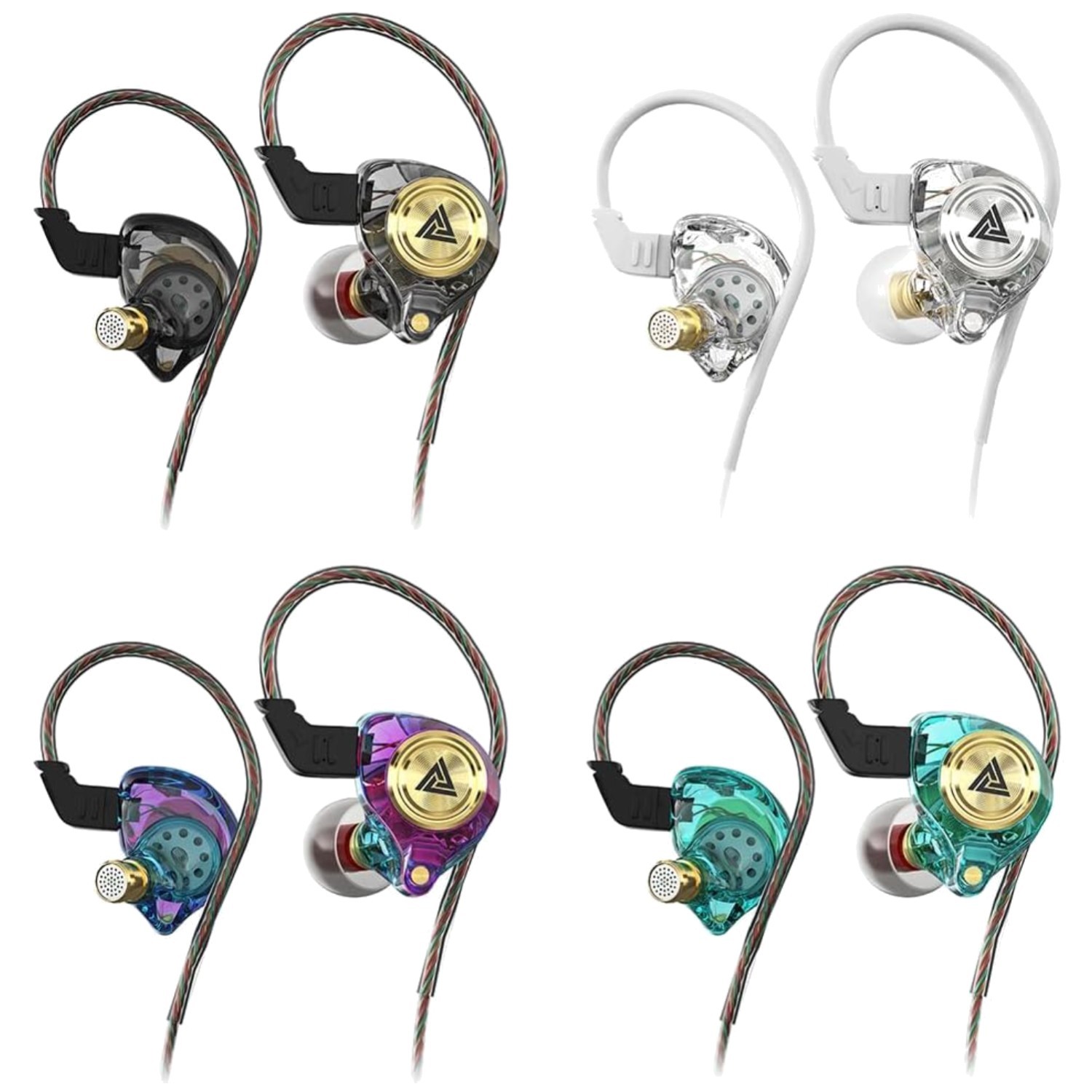 AK3FILE Wired Gaming Earbuds 4 Pack – Deep Bass Sound