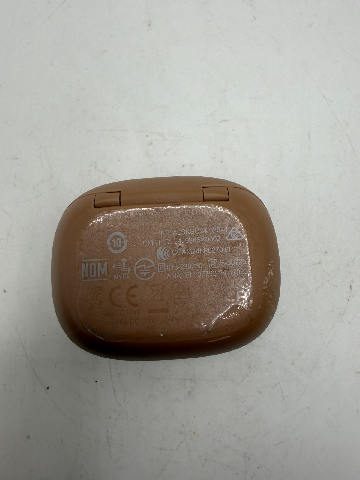 Skullcandy SCTAW True Wireless Earbuds Brown Bluetooth USB-C Mic
