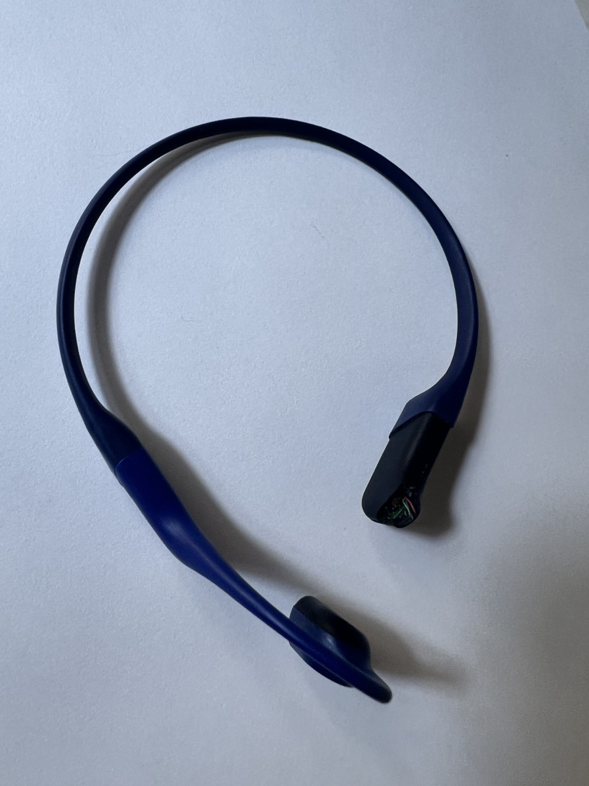 Shokz OpenRun S803 Bone Conduction Open Ear Sport Headphones – Steel Blue – READ