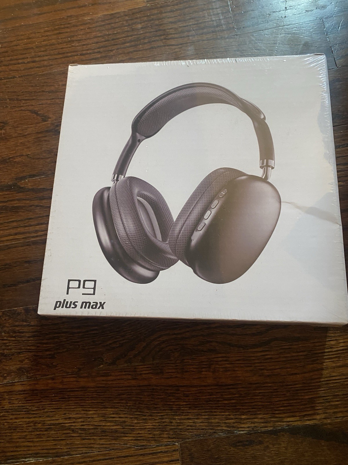 plus max P9 plus max Over-Ear Headphones Black 50 mm Driver Headband