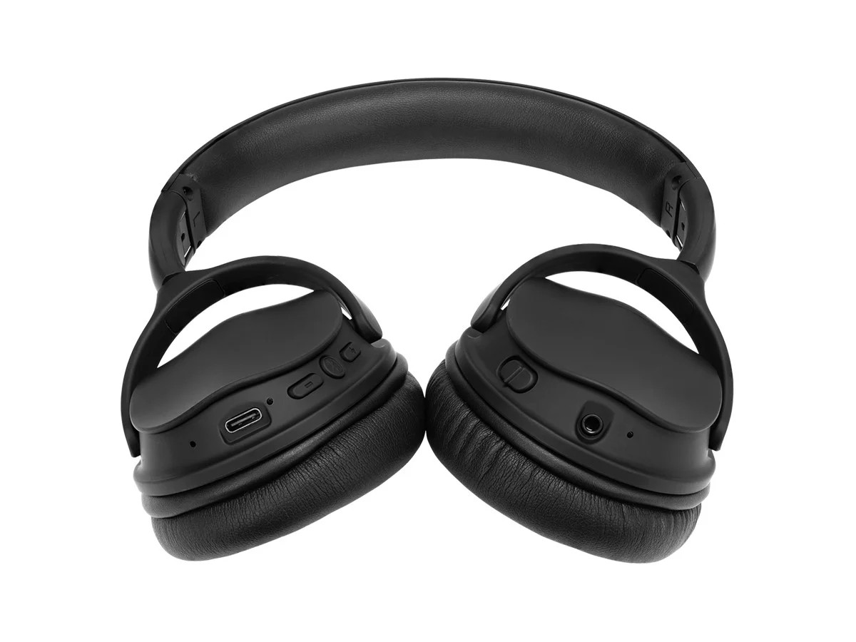 Monoprice Bluetooth Wireless Over Ear Headphones With Active Noise Cancellation