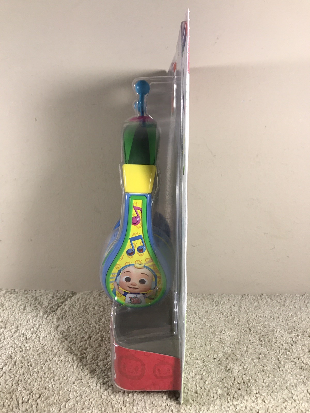CoComelon Kids Toddler Wired Over-the-Ear Headphones, Volume Control Tangle Free