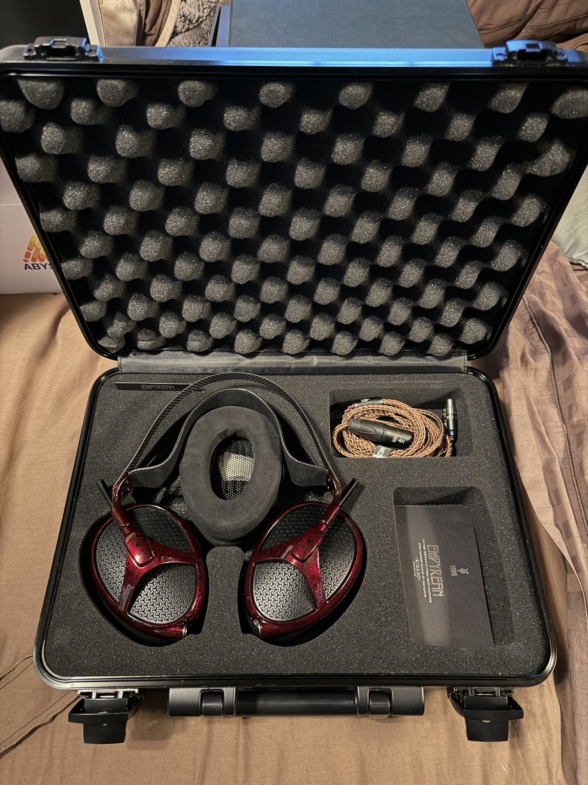 Meze Audio Empyrean Phoenix Limited Edition Red & Black XLR Headphones