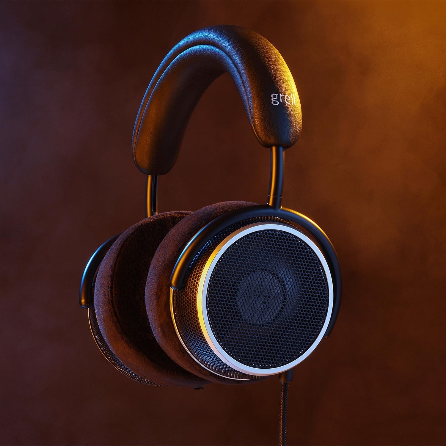 DROP + Grell OAE1 Wired Open-Back Headphones Axel Grell Design, Black