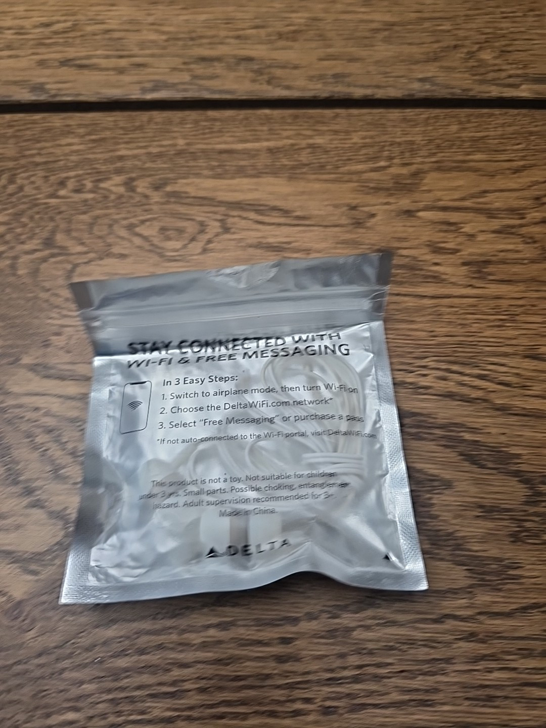 Delta Airlines Studio “Plug In Tune Out” Isolation Earbuds Headphones