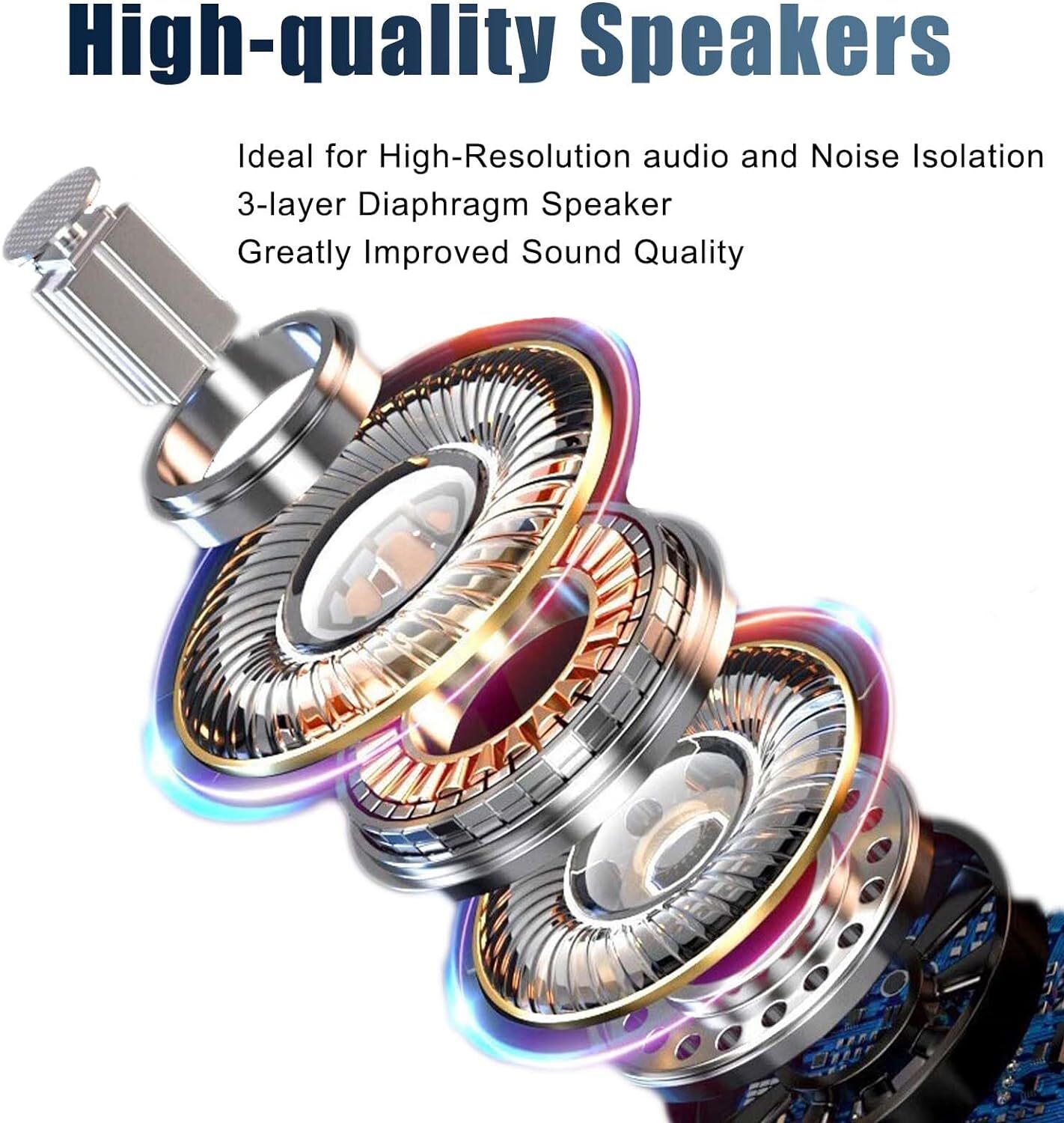 In-Ear Earphones Headphone USB-C Earbuds for iPhone 15 models / Galaxy S24 S23