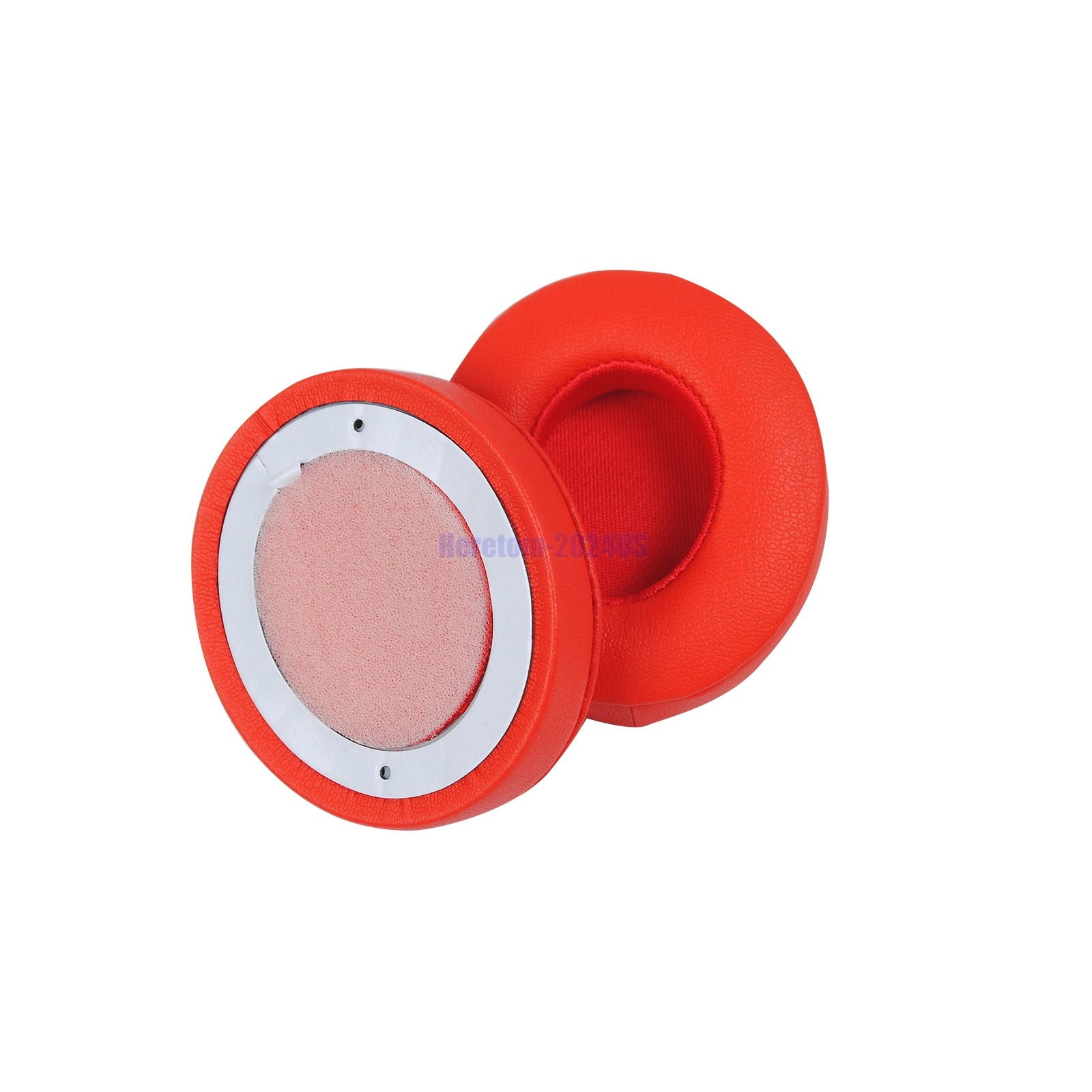 1 Pair Ear Pads Cushion For Beats Dre Solo 2 3 Headphones Replacement China Red