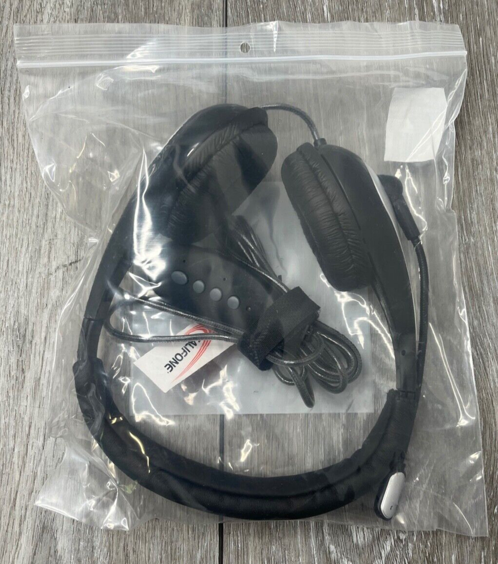 Califone NeoTech 1025MUSB Headset with Gooseneck Microphone, USB for Zoom