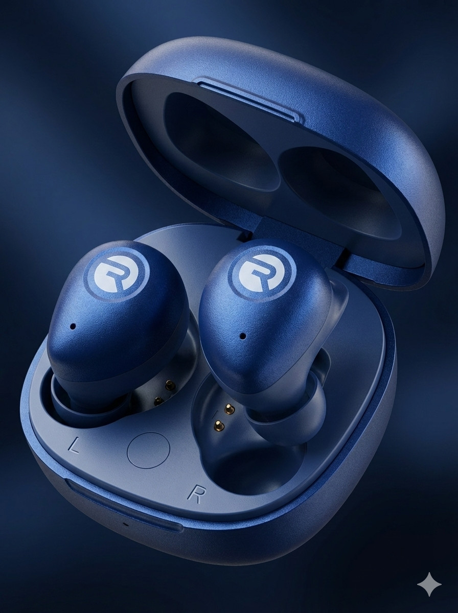 NEW/SEALED – Raycon Fitness In-Ear Noise Cancelling True Wireless Earbuds (Blue)