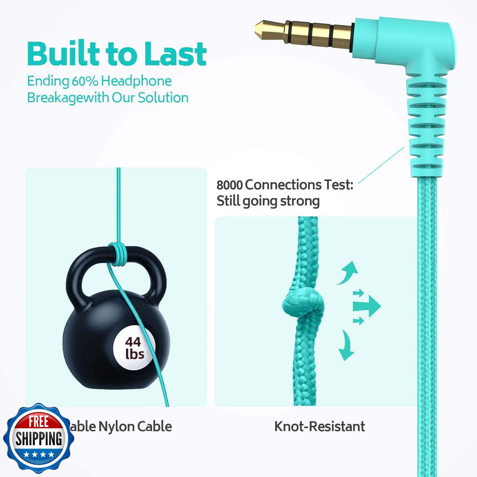 AILIHEN Kids Headphones Bulk 10-Pack for K-12 School Classroom, On-Ear Wired