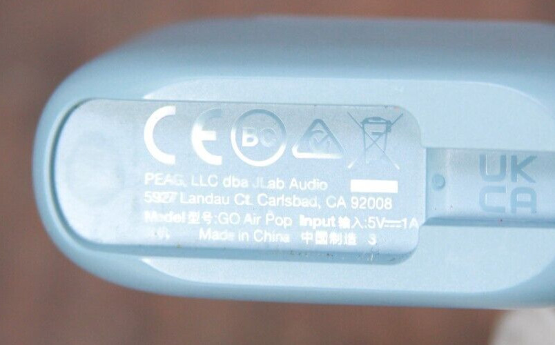 JLab GO Air POP True Wireless In-Ear Headphones Earphones Buds Earbuds Bluetooth
