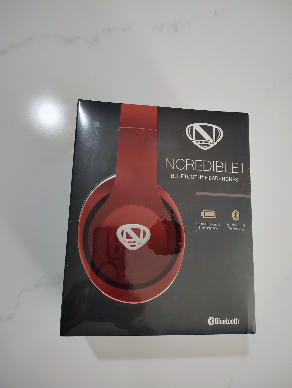 Ncredible1 3301705 Wireless Bluetooth Headphones – Red (62155NC)
